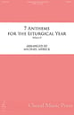 7 Anthems for the Liturgical Year SATB choral sheet music cover